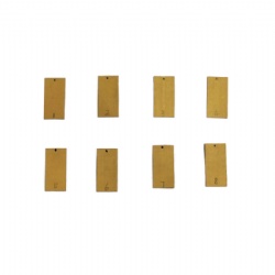 1-3 Piezoelectric Composite Gold Electrode